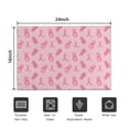 thumbnail image 5 of Pink Ribbon Pattern Door Rugs,Washable Non Slip Door Mats Indoor,Decorative Door Mats,Entry Mat Indoor for Entrance,Bedroom,Kitchen,Bathroom,16"x24", 5 of 6
