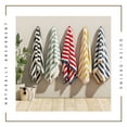 thumbnail image 5 of 100% Cotton Velour Stripe Border Oversized Beach & Pool Towels - 2 Pack, 35" x 70", 5 of 6
