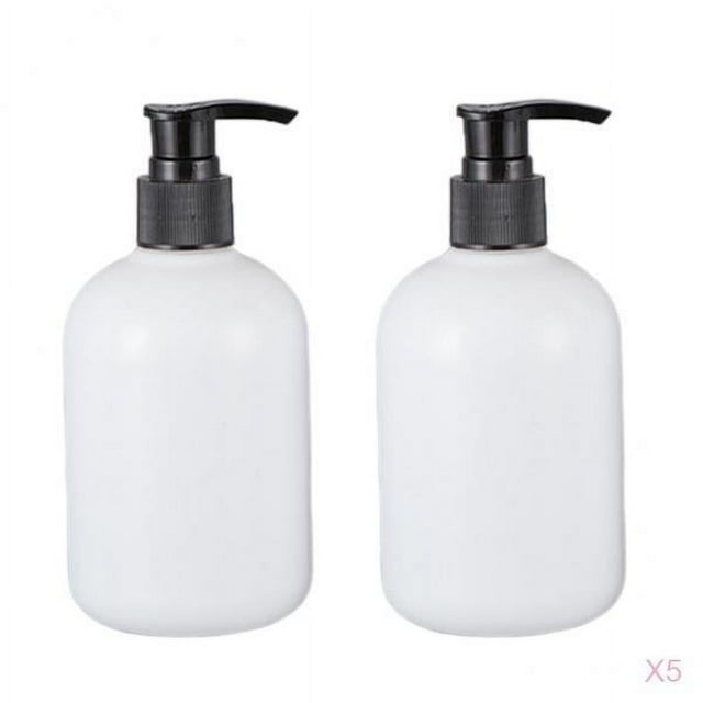 10pcs 350ml Vacío Champú Acondicionador Botella De Bomba De Dispensador De Contenedor