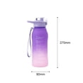 thumbnail image 3 of Termos para agua de 1300 ml deportiva con degradado helado para exteriores (púrpura), 3 of 8