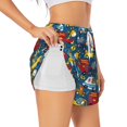 thumbnail image 2 of Haiem Vehicles Cartoon with Funny Drivers,Animal Drivers Women's 2 in 1 Running Shorts - Lightweight Athletic Workout Gym Yoga Breathable Sports Shorts Liner with Phone Pockets-X-Large, 2 of 9