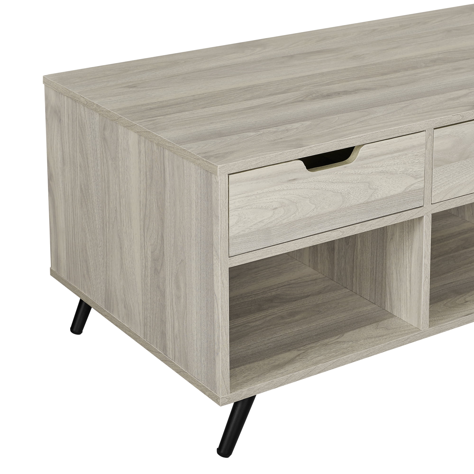 Clifford Birch 2 Drawer Storage Coffee Table by Manor Park