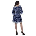 thumbnail image 4 of Moomaya Robe d'Été pour Femmes, Grande Taille, Kimono Aguichant Imprimé, Mini-Robe, 4 of 6