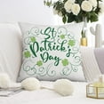 thumbnail image 3 of St. Patrick's Day Pillow Covers Pillow Cover,Soft Pillow Cas Covers,linen Pillowcases Double-sided Printing for Sofa Couch Outdoor Decor,Pillowcases Set Of 2,16x16 Inches, 3 of 7
