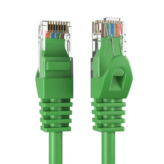Cat6 3FT Network Ethernet Patch Cable, 550MHz Internet Wire for Router, Modem, PC, Laptop, TV, Printer, Gaming Consoles, Home & Office, Green, Cables Direct Online