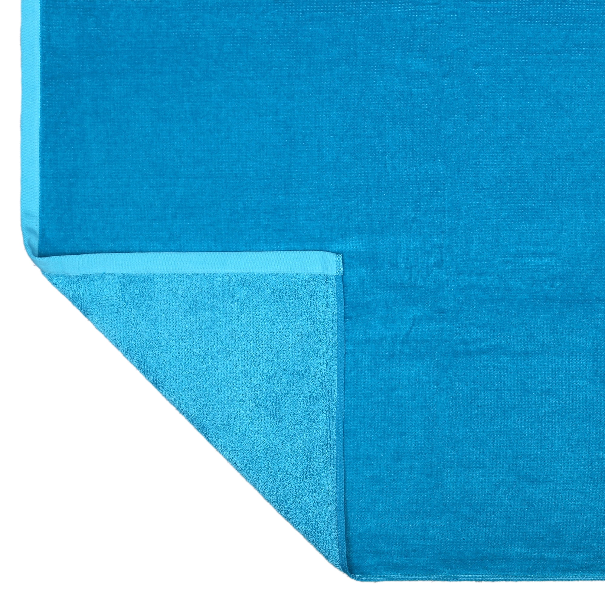 Mainstays Solid Reversible Beach Towel, Cobalt/Blue, 1 Piece, 36" x 72"