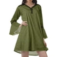thumbnail image 3 of Moomaya Robes Aguichant Brodées Femmes Été Boho Plage Robes Femmes, 3 of 4
