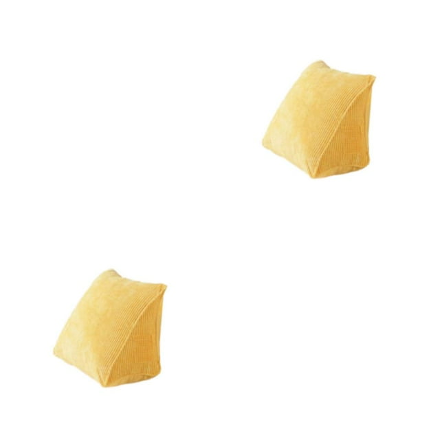 Wweixi Wide Application Support Cushion Pillows For Better Posture And Relaxation Polyester Back Support Cushion Good Bounce yellow 2Set