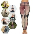 thumbnail image 5 of Bohemian Color High Waisted Leggings for Women No See Through Tummy Control Buttery Soft Yoga Pants for Workout Athletic Running, 5 of 6