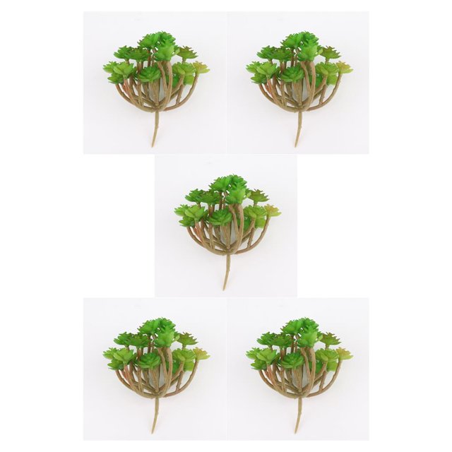 Injueey 24-head Artificial Flowers Living Room Simulation Plastic Fake Decoration Desk Table Plants Centerpiece Floral Reception Type1 NO1