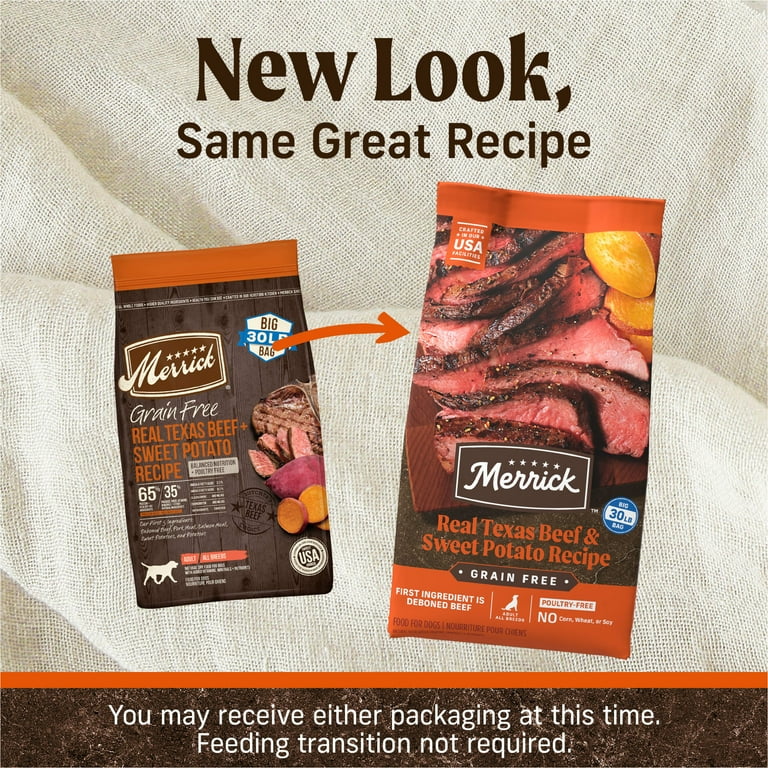 Merrick dog food at walmart hotsell