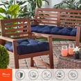thumbnail image 5 of Sunbrella Canva Navy 51 x 18 in. Outdoor Bench Cushion by Greendale Home Fashions, 5 of 7