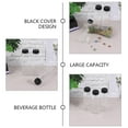 thumbnail image 2 of Minkissy 12 Pcs Bouteille en Plastique Réutilisable pour Boissons avec Conception Étanche 400Ml Noire Style Moderne Élégant, 2 of 8