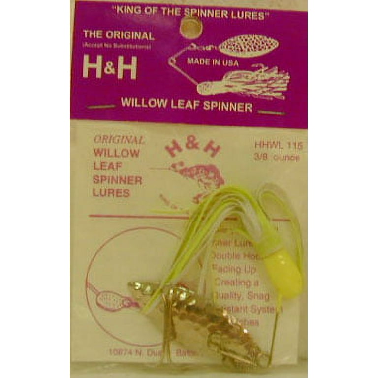 H&H Lure Willow Leaf Spinnerbait, 3/8 oz