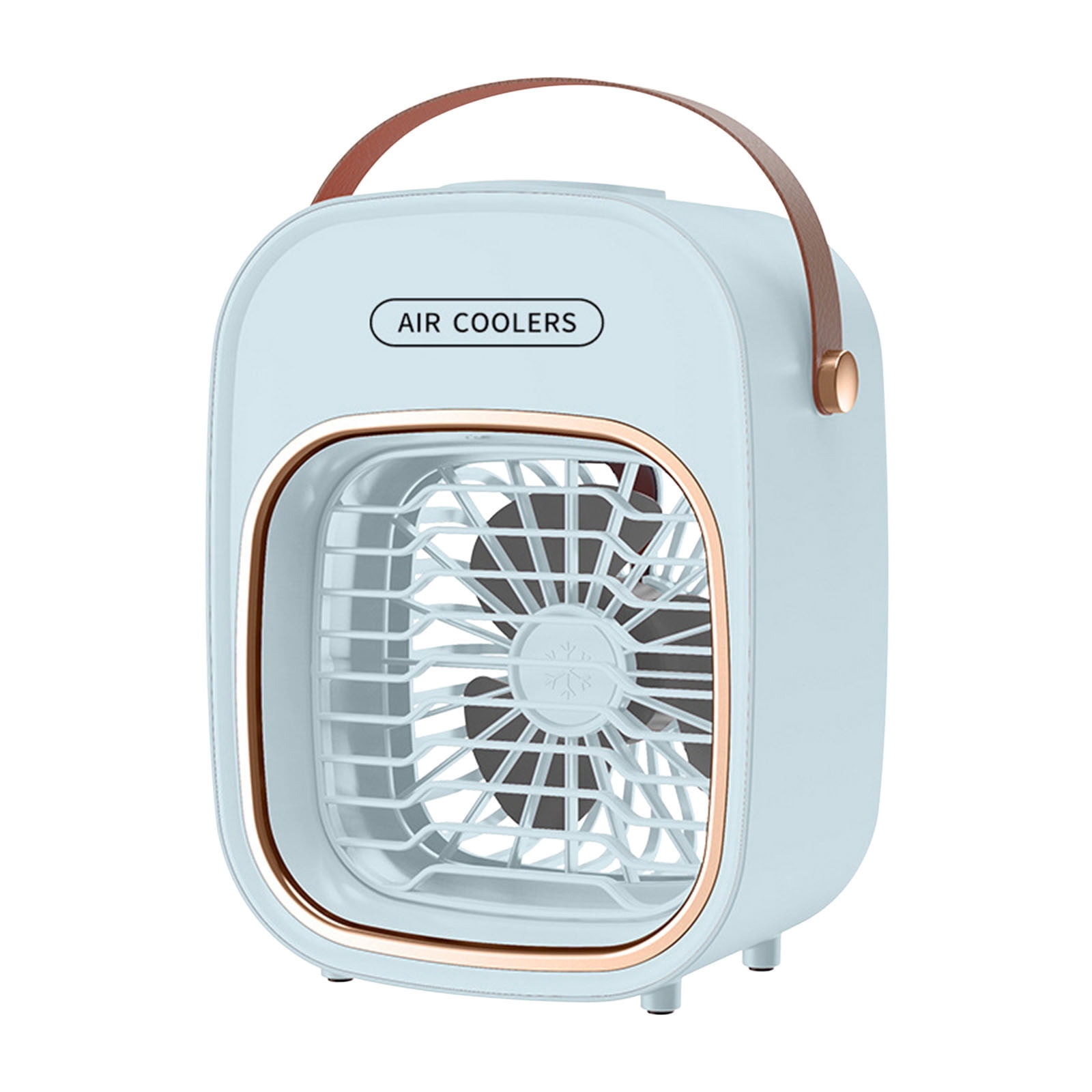Portable Evaporative Air Cooler, 3-in-1 Mini Desktop Fan with Mist Humidifier for Home Office Bedroom