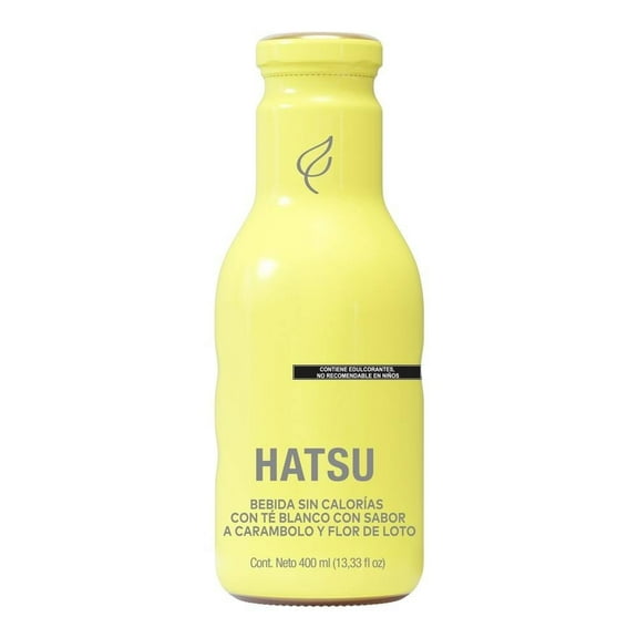 Bebida Hatsu sin calorías con té blanco con sabor a carambolo y flor de loto 400 ml
