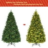 Costway 7Ft Pre-Lit Christmas Tree Hinged 460 LED Lights Pine Cones