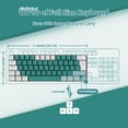 thumbnail image 6 of ZIYOU LANG T60 Wired 60% TKL Mechanical Gaming Keyboard with Led Rainbow Backlight Ultra-Compact NKRO Tactile Clicky Blue Switch Dual-Color ABS Keycap for Windows Laptop PC Mac Gamer(White/Green), 6 of 7