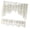 Arabesque flower hal, variant on Half Sheer Lace Curtains Set of 2 Delicate Light Diffusions Window For Daily Use
