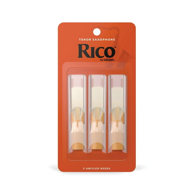 Cañas para saxofón tenor D'Addario Woodwinds Rico Strength 2.0