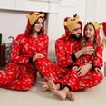 thumbnail image 3 of Christmas Pajamas Family Matching Pajamas Set New Christmas Santa Deer Print Adult Kids Pjs Baby Jumpsuit Xmas Family Outfits, 3 of 4
