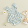 thumbnail image 4 of Akiihool Baby Rompers Girl Unisex Babies' Short-Sleeve Bodysuits (Light Green,3-6 Months), 4 of 4