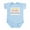 Sky Blue, variant on CafePress - Italian & Chinese Infant Bodysuit - Baby Light Bodysuit, Size Newborn - 24 Months