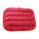 thumbnail image 1 of KAIYANG Cojín cuadrado para silla de oficina para cadera, fino y suave, de felpa roja, 1 of 3