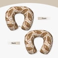 thumbnail image 3 of KLL Colorful Vintage Corn Pattern Memory Foam Cervical Neck Pillow Versatile U-Shaped Pillows for Home/Office/Camping/Travelling/Soft Washable Cover, 3 of 8