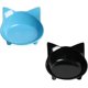 thumbnail image 1 of 2 cuencos para gatos antideslizantes, plato de comida poco profundo para gatos, cuencos para mascotas para aliviar el estrés de la fatiga de los bigotes y prevenir la alimentación de gatos,, 1 of 5
