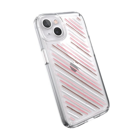 Speck iPhone 13 Gemshell Print - CLEAR/CLEAR/INFUSED STRIPES