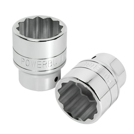 

Powerbuilt 3/4 Inch Drive x 1-5/8 Inch 12 Point Shallow Socket - 643212