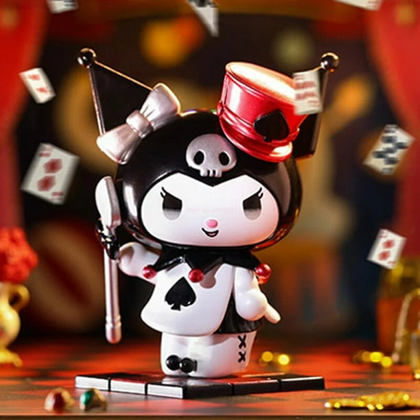 Toptoy Kuromi figura Poker Kingdom Sanrio caja misteriosa genuina figuras lindas colección Kuromi muñeca caja ciega niñas regalos Juguetes