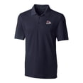 thumbnail image 2 of Men's Cutter & Buck Navy Fresno State Bulldogs Big & Tall Forge Stretch Polo, 2 of 3
