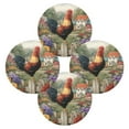 thumbnail image 5 of WOBOGO Majestic Rooster Round Placemats Set of 6 Heat Resistant Washable Kitchen Table Decorations 15.4in, 5 of 7