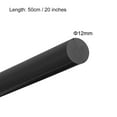 thumbnail image 2 of 3pcs Plastic Round Rod 1/2" Dia 20" Length Black (POM) Polyoxymethylene Rods Engineering Plastic Round Bars(12mm), 2 of 5