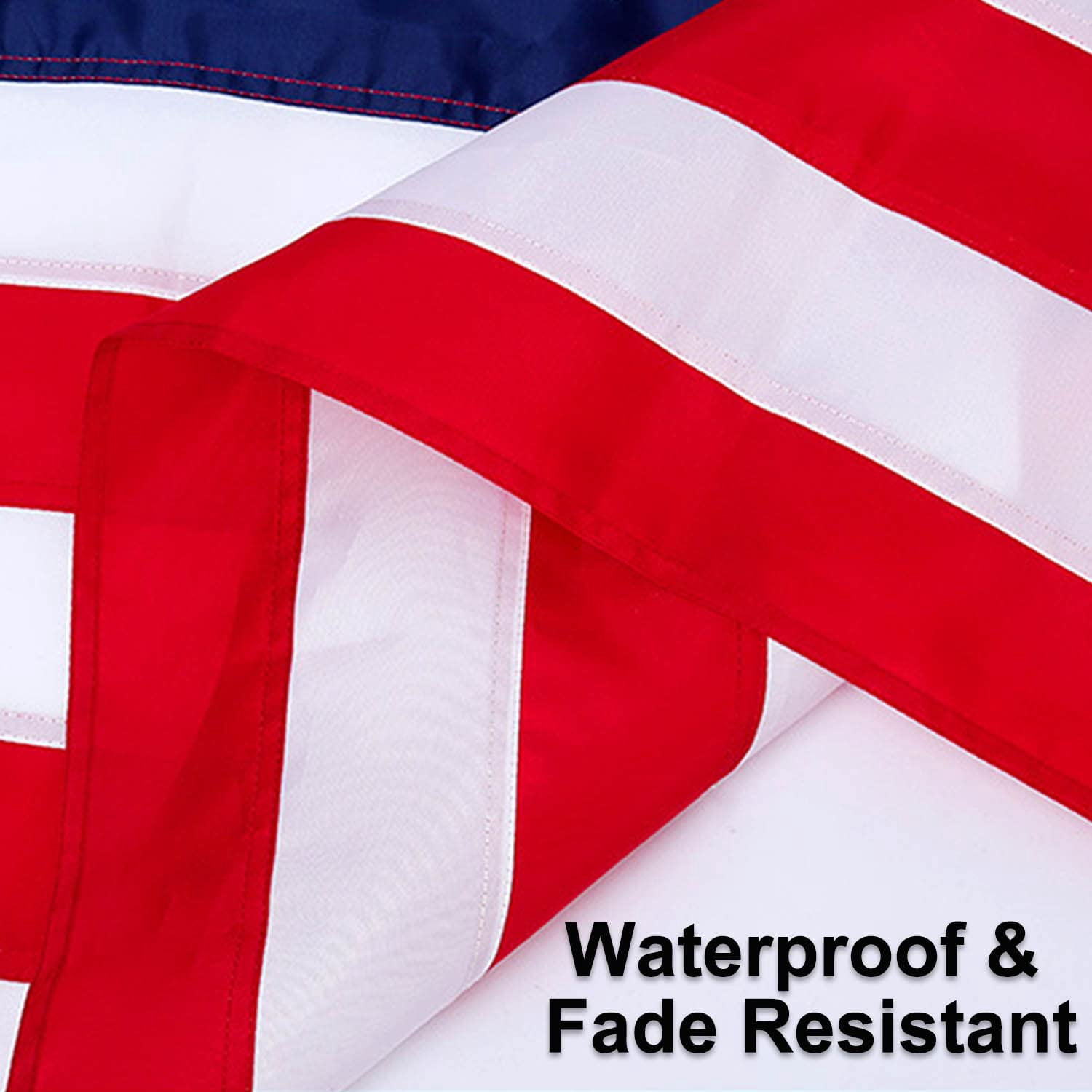 DKLYHW American US Flag, 4 Pack Vibrant Color & Fade Resistant US Flags for Outside 3x5 Ft Flags Double Stitched Long Lasting Polyester with Durable Brass Grommets USA Flag