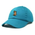 thumbnail image 5 of Dalix Capybara Cap Embroidered Dad Baseball Hat Cotton Adjustable Womens in Teal, 5 of 5
