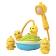 thumbnail image 2 of Juguetes de baño para niños pequeños de 1 a 3 años Juguetes de bañera para bebés Juguetes de agua de pato Juguetes de baño para niños pequeños para , sin cabezal sin cabezal rociador Baoblaze Ducha de pato eléctrica, 2 of 8