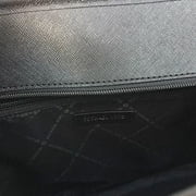Michael Kors Jet Set Travel Saffiano Leather Small Top zip Shoulder Tote - Black