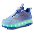 thumbnail image 3 of Kids LED Roller Skate Shoes with Wheel Light up Roller Shoes Kids Skates Sneakers Gift for Girls Boys Children, 3 of 19