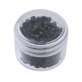 thumbnail image 3 of 500 piezas de 3 mm con de silicona Micro Nano Rings Beads Extensions Black Negro shamjiam microperlas forradas de silicona, 3 of 9