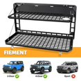 thumbnail image 4 of Tailgate Table Rear Foldable Cargo Shelf Aluminum Alloy Storage Shelf Molle Panel Compatible for Ford Bronco 2021-2024, 4 of 16