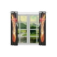 thumbnail image 3 of CADecor Basketball Never Stops Window Curtain Window Treatments Kitchen Curtains 26x39 inches, 2 Pieces, 3 of 3