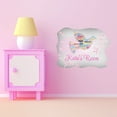 thumbnail image 3 of Personalized Watercolor Decal Peace Bedroom Wall Decal for Children Dove Calligram Image Multicolored Art Cute Custom Name Decal - Size: 20 In x 16 In, 3 of 5