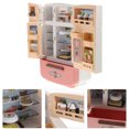 thumbnail image 3 of MasteelfCA 1 Set Mini Fridge Toy Mini Food Set Tiny Stuff Miniature House Pretend Play Toy, 3 of 7