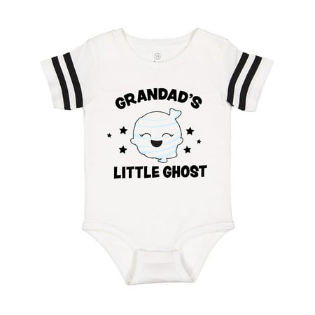 

Inktastic Cute Grandad s Little Ghost with Stars Gift Baby Girl Bodysuit
