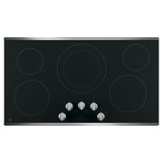 GE® 36" Built-In Knob Control Electric Cooktop, Model JP3036SLSS, Color Stainless Steel
