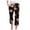 Brown, variant on PMUYBHF Checkered Pants Women Jeans Women Casual Summer Drawstring Elastic High Waist Pants Straight Wide Leg Trousers Pinstripe Pants Women Black Yoga Pants for Women Flared