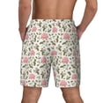 thumbnail image 4 of Balery Rose Flowers Mens Swim Trunks Swim Shorts for Men Quick Dry Inseam Beach Shorts with Compression Liner Pocket-Medium, 4 of 9